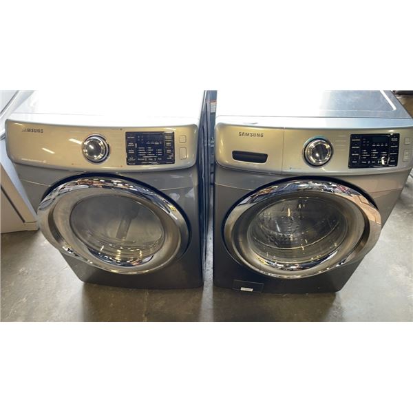 SAMSUNG FRONT LOAD STEAM WASHER AND DRYER SET WORKING WASHER HAS ERROR samsung-front-load-steam-washer-and-dryer-set-working-washer-has-error