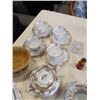 Image 8 : LOT OF 3 NESTING DOLLS WITH NORTIAKE TEA SET (13 PIECES), JELLY MOLD AND 2 GLASS DISHES