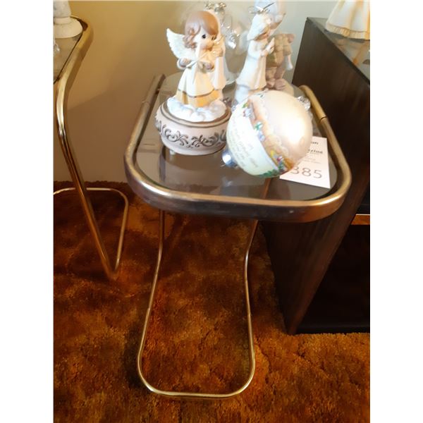 Two Glass Tables, Figurines A