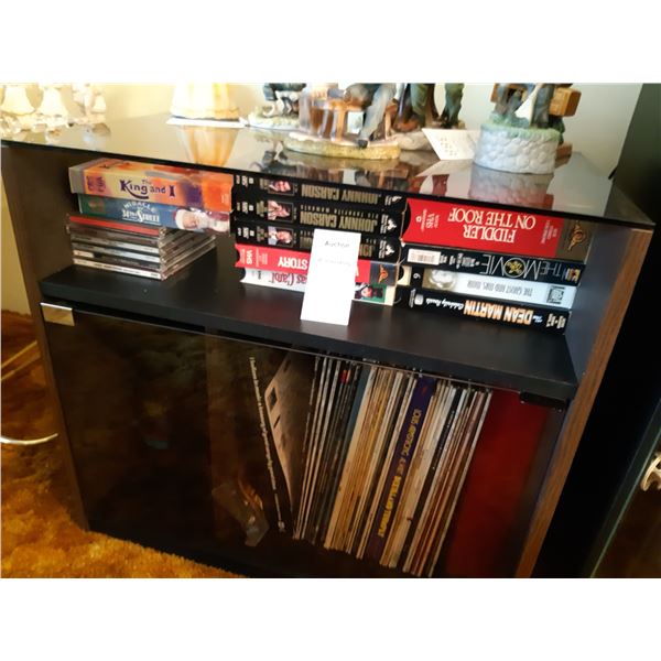 Media Cabinet, CD'S, LP'sA