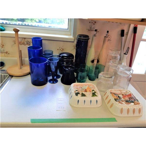 Blue Glass, Cannisters A