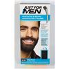 Image 1 : JUST FOR MEN MUSTACHE AND BEARD COLOUR REAL BLACK