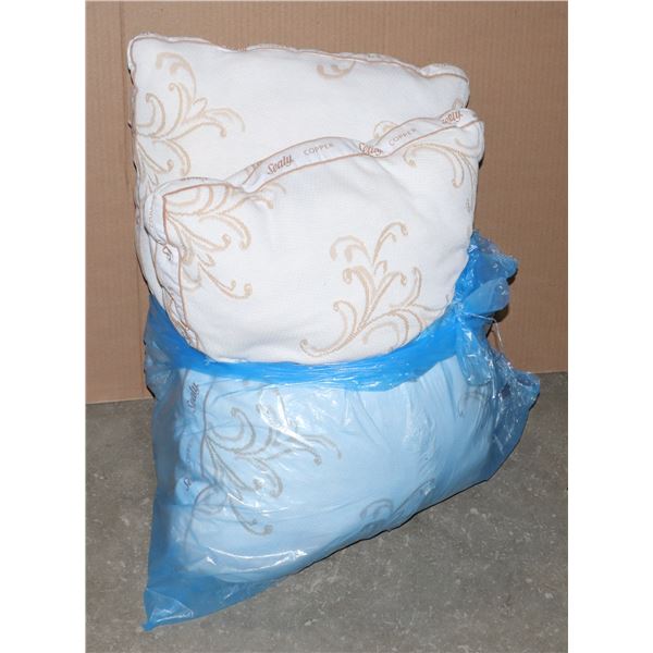 STORE RETURN BUNDLE OF 2 SEALY COPPER PILLOWS