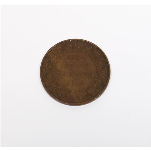 1911 CANADIAN ONE CENT COIN