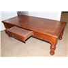 Image 2 : COFFEE TABLE (16" TALL X 47" LONG X 2' WIDE)