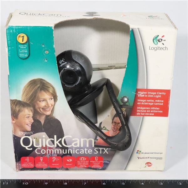 LOGITECH QUICKCAM COMMUNICATE STX UNTESTED