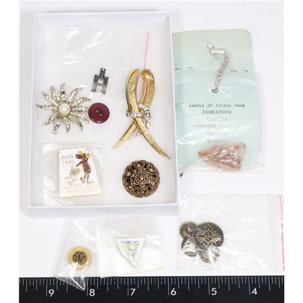 JEWELRY LOT - BROOCHES, PINS