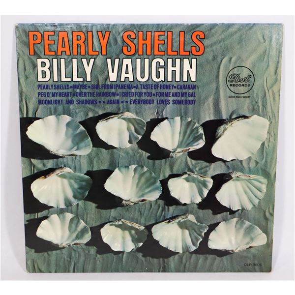 BILLY VAUGHN - PEARLY SHELLS (DOT) LP (1964)