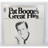 Image 1 : PAT BOONE'S GREAT HITS RECORD LP