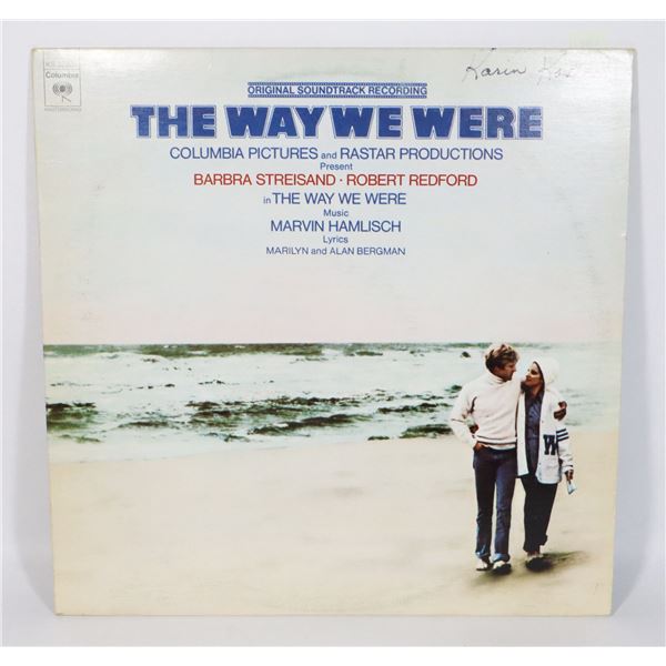 THE WAY WE WERE ORIGINAL SOUNDTRACK RECORDING