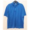 NEW MEN'S AC EVAP QUICK DRY PERF, POLO, BLUE L