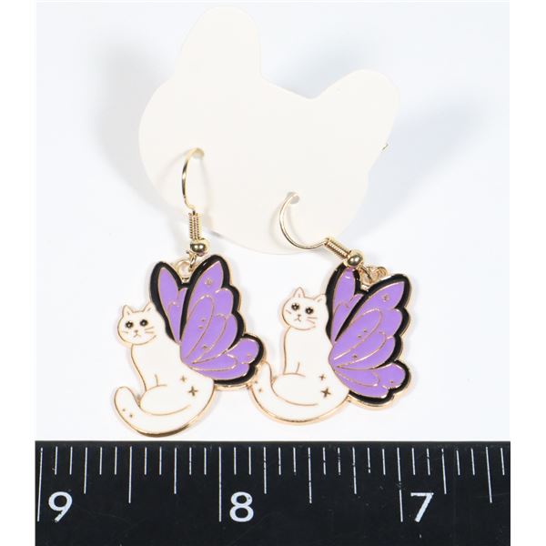 NEW CAT FAIR DROP EARRINGS