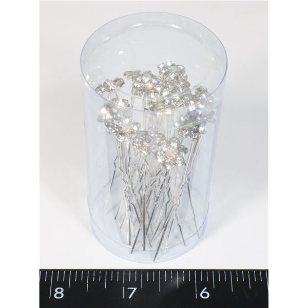 NEW 20PC RHINESTONE HAIR PINS