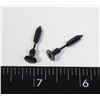 Image 1 : NEW BLACK TONE SCREW EARRINGS