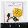 Image 1 : NEW RHINESTONE SUNFLOWER BROOCH