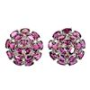 Image 1 : Natural African Unheated Rhodolite Garnet Earrings