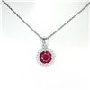 Image 1 : Natural  Red Ruby Pendant/Necklace