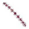 Image 2 : Natural Pigeon Blood Red Ruby Bracelet