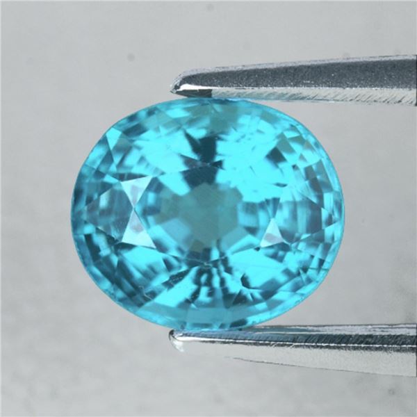 Natural Brazil Paraiba Blue Apatite  ( VVS-VS)