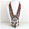 Image 1 : Tibet Natural Stone Tribal Queen Royal Necklace