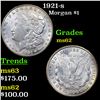 Image 1 : 1921-s Morgan Dollar $1 Grades Select Unc