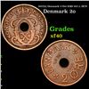 1927(h) Denmark 2 Ore KM# 827.1, HCN Grades xf