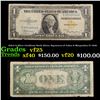 1935A $1 Silver Certificate North Africa, Signatures of Julian & Morgenthau Fr-2306 Grades vf+