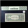 Image 3 : 1999 $1 FW Federal Reserve Note Fr-1925g Graded cu64 By PCGS