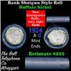 Image 1 : Buffalo Nickel Shotgun Roll in Old Bank Style 'Bell Telephone'  Wrapper 1924 &d Mint Ends