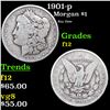 Image 1 : 1901-p Morgan Dollar $1 Grades f, fine