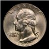 Image 2 : 1947-p Washington Quarter 25c Grades GEM++ Unc
