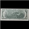 Image 3 : 1976 $2 Federal Reserve Note 1st Day of Issue, with Stamp Grades Choice AU/BU Slider