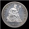 Image 2 : 1879-p Seated Liberty Quarter 25c Graded ms65 PL BY SEGS