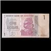 Image 2 : 2008 Zimbabew 1 Dollar Note P# 65 Grades vf++