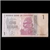 Image 2 : 2008 Zimbabew 1 Dollar Note P# 65 Grades vf++