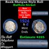 Image 1 : Buffalo Nickel Shotgun Roll in Old Bank Style 'Bell Telephone'  Wrapper 1924 &d Mint Ends
