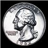Image 2 : 1962-d Washington Quarter 25c Grades GEM Unc