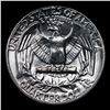Image 3 : 1962-d Washington Quarter 25c Grades GEM Unc