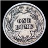 Image 3 : 1908-d Barber Dime 10c Grades xf+
