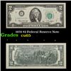 Image 1 : 1976 $2 Federal Reserve Note Grades Gem CU