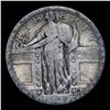 Image 2 : 1917-p TY I Standing Liberty Quarter 25c Grades f, fine