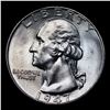 Image 2 : 1947-p Washington Quarter 25c Grades GEM+ Unc