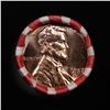 Image 2 : Shotgun Lincoln 1c roll, 1957-d 50 pcs Bank Wrapper.