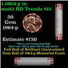 Image 1 : Shotgun Lincoln 1c roll, 1964-p 50 pcs Bank Wrapper.