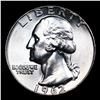 Image 2 : 1962-p Washington Quarter 25c Grades GEM+ Unc