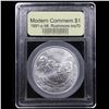 Image 2 : 1991-p Mount Rushmore Modern Commem Dollar $1 Graded ms70, Perfection BY USCG