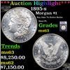 ***Auction Highlight*** 1895-s Morgan Dollar $1 Graded ms63 By SEGS (fc)
