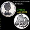 Proof 1974 British Virgin Islands 5 Cents KM-2 Grades GEM++ Proof Deep Cameo