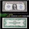 1923 $1 large size Blue Seal Silver Certificate, Fr-237 Signatures of Speelman & White Grades Choice