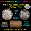 ***Auction Highlight*** 1889 & CC Uncirculated Morgan Dollar Shotgun Roll (fc)